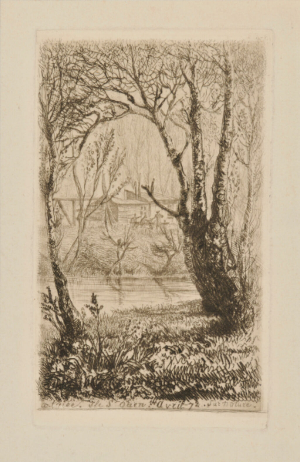 Ile St. Ouen, 14 Avril 1872