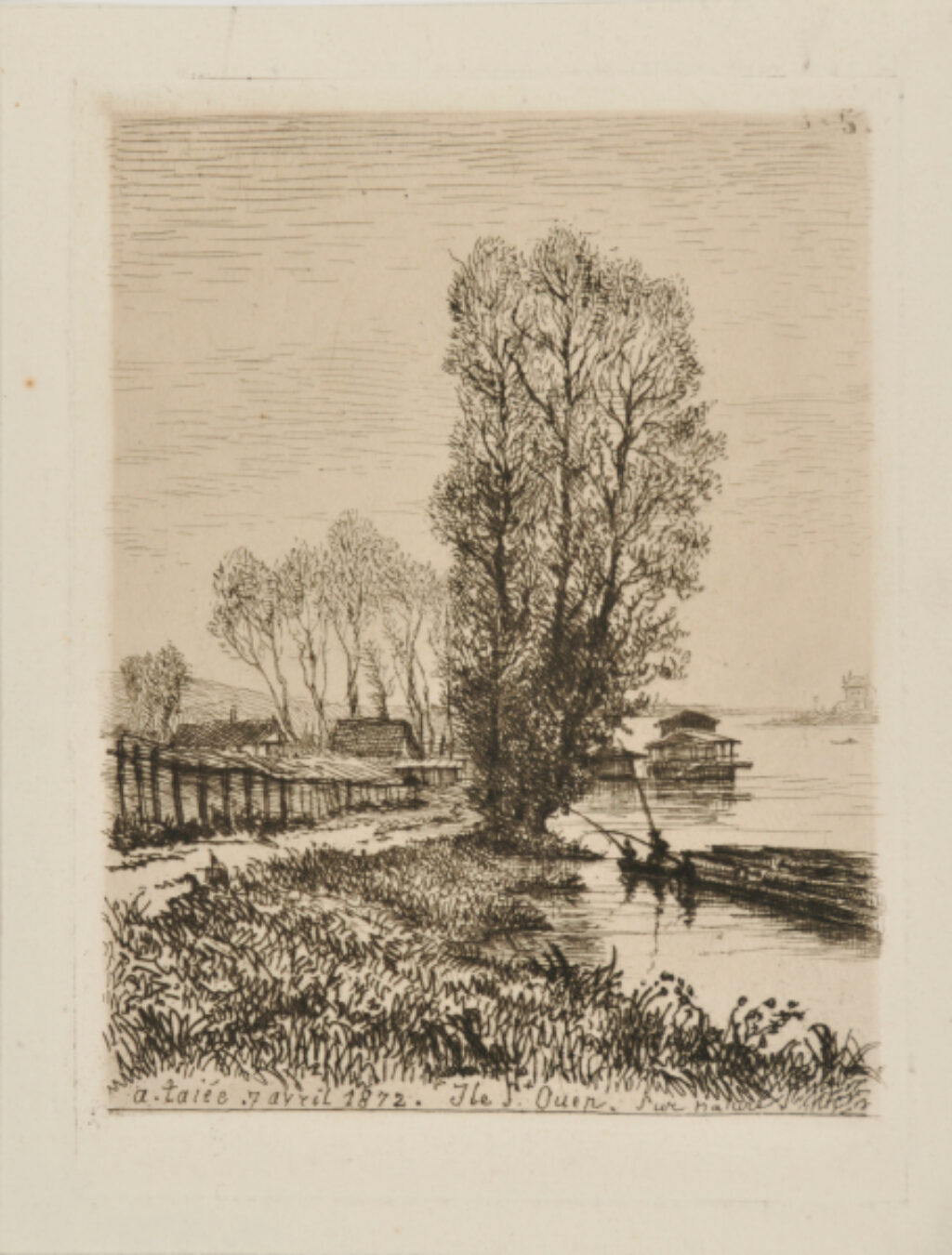 Ile St. Ouen, 7 Avril 1872