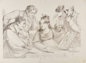 Woman holding a Sketch