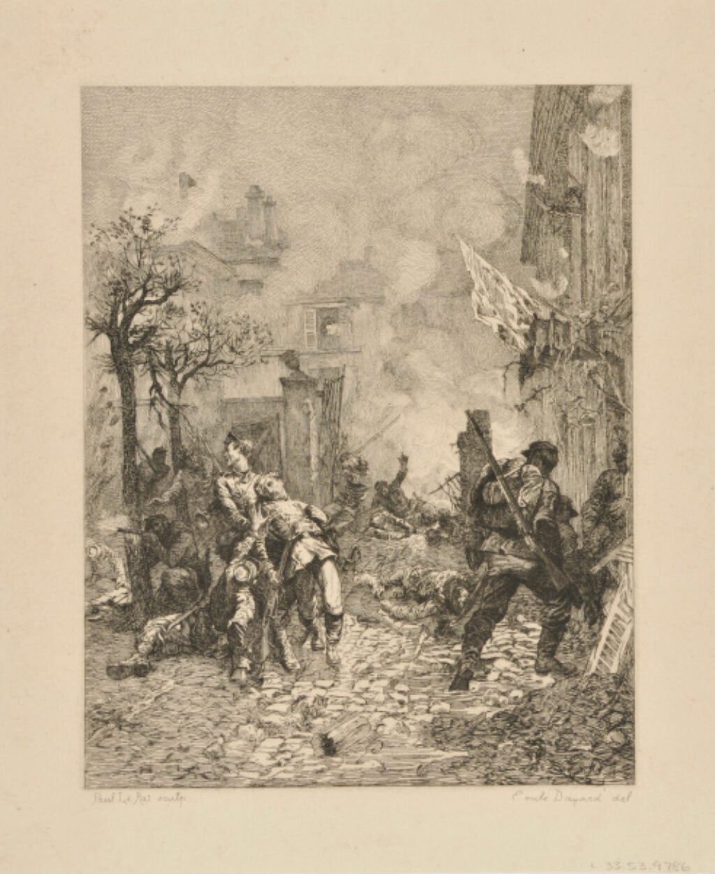 Mort du Commandant Baroche