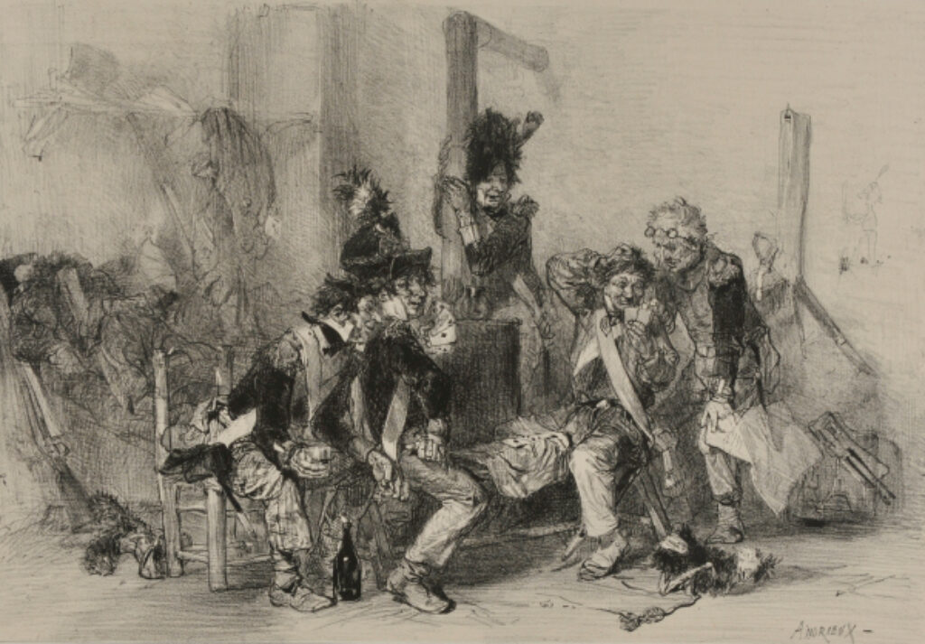 Soldiers Playing Cards