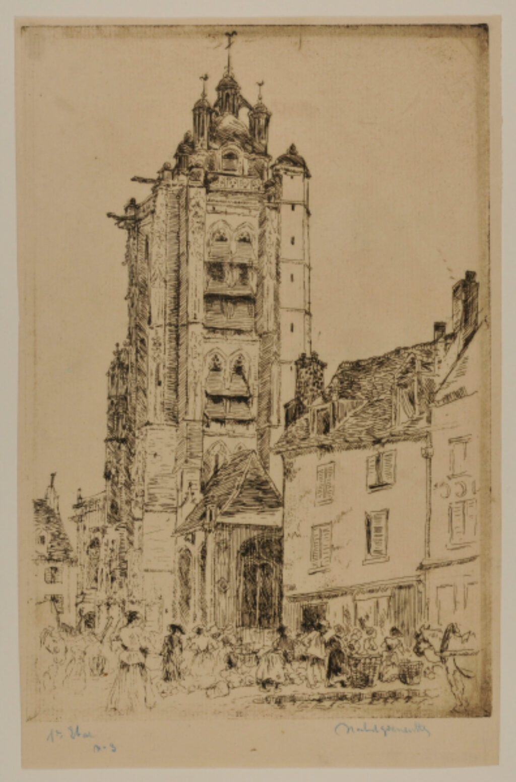 Le marché de Pontoise, place du Petit Martroy