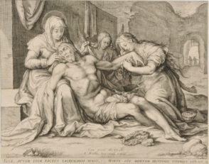 Christ Lamented by the Virgin, Saint Mary Magdalene, and an Angel