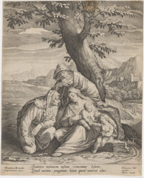 Madonna and Child with Saints Joseph, Elizabeth and John the Baptist in a Landscape