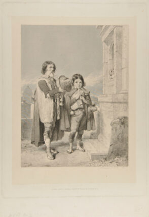 Pifferari Playing before a Shrine of the Virgin