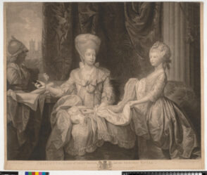 Charlotte, Queen of Great Britain, and the Princess Royal
