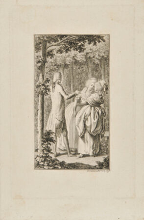 Man and Two Women in a Forest