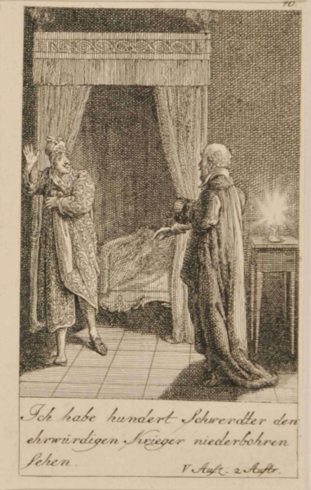 Plate 10 from Marie-Joseph Chénier’s “Bartholomäusnacht” for the “Göttinger Taschenkalender fur das Jahr 1791”