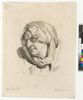 from the series “Têtes de différents caractères”