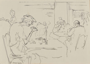 Drawing for the Book “Aaron Sopher” by Forbes Watson