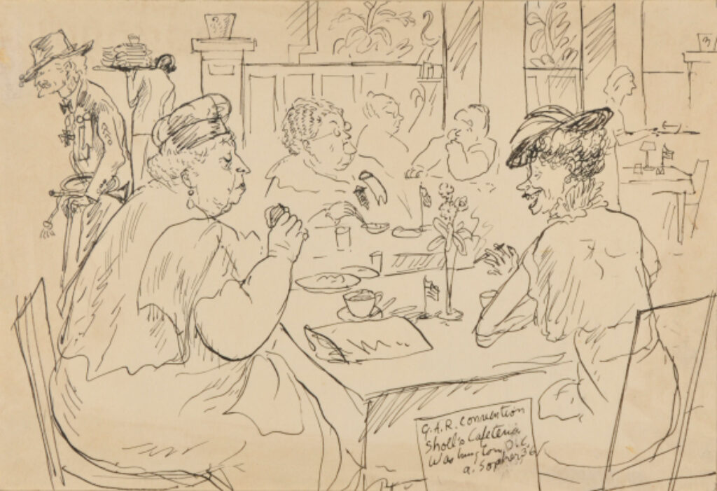 Drawing for the Book “Aaron Sopher” by Forbes Watson