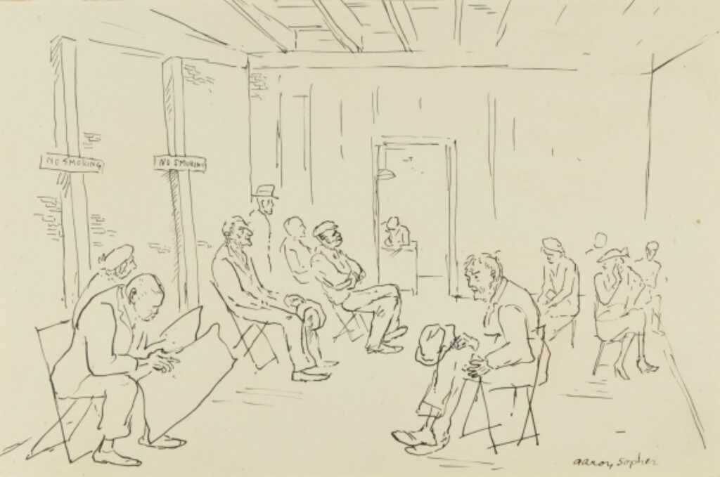 Drawing for the Book ‘Aaron Sopher’ by Forbes Watson