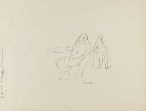 Man Sitting at Table