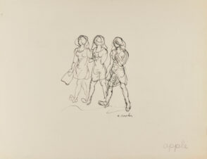 Three Women Walking