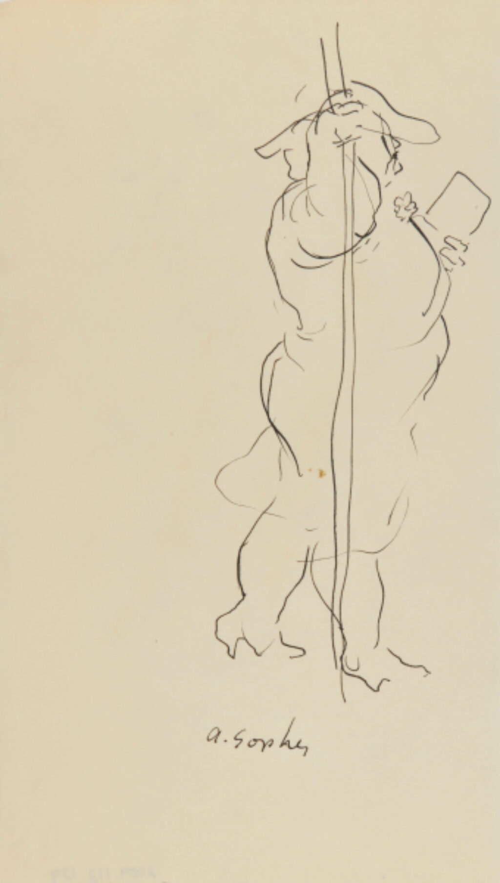 Standing Woman on the Trolley