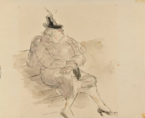 Old Woman on a Bench