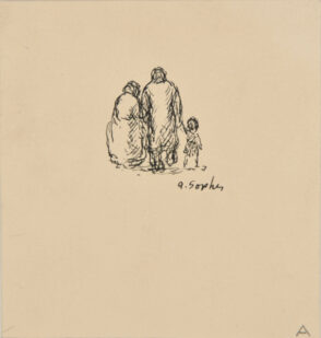 Mother, Father and Child Holding Hands