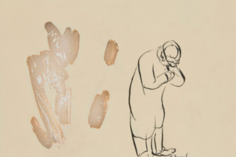 MAN LIGHTING A CIGARETTE