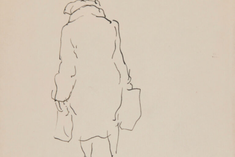 WOMAN CARRYING TWO BAGS