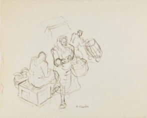 Woman Carrying Basket