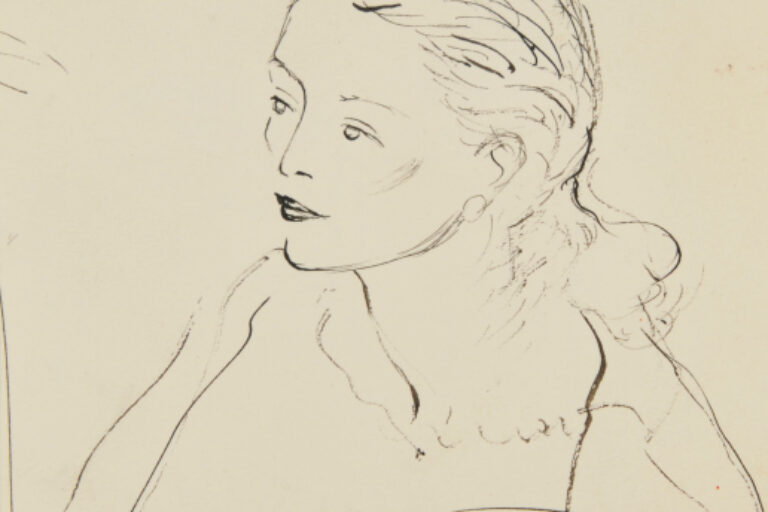 SKETCH OF A YOUNG WOMAN