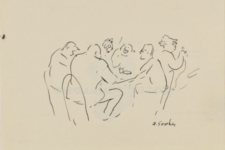 SITTING AROUND A TABLE