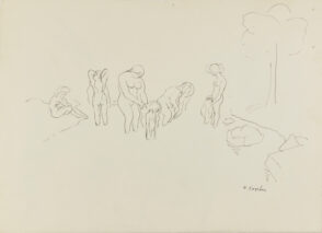 Nudes Bathing in the Forest