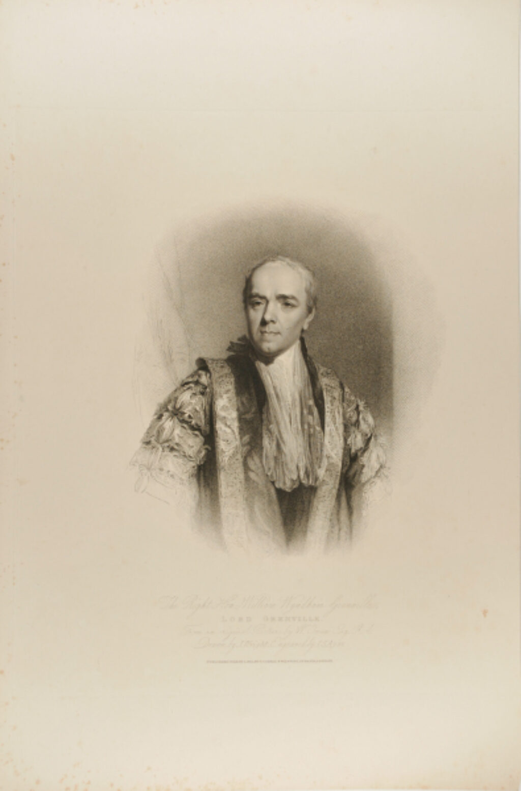 The Right Hon: William Wyndham Grenville/Lord Grenville