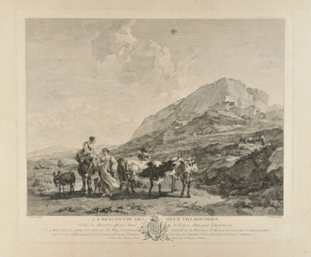 La Rencontre des Deux Villageoises