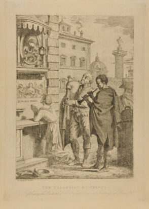 The Calabrian Shepherds Playing the Pastorale to the Infant Jesus on Christmas at Rome