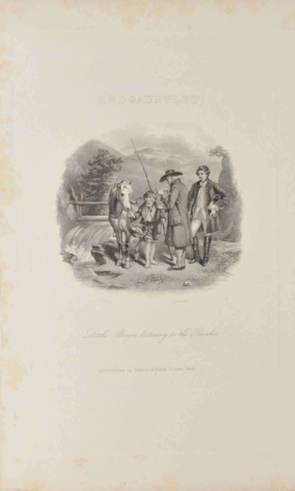 Little Benjie Listening to the Quaker