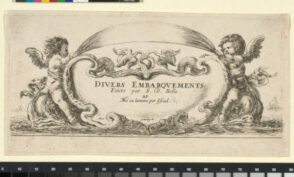 Title plate from the series “Divers Embarquements”
