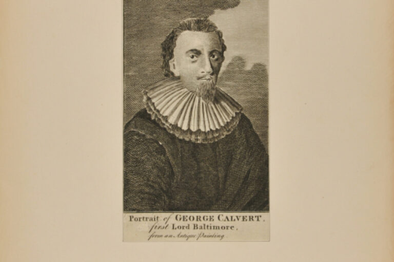 PORTRAIT OF GEORGE CALVERT, FIRST LORD OF BALTIMORE