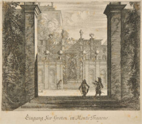 Eingang zur Groten, in Monte Tragone