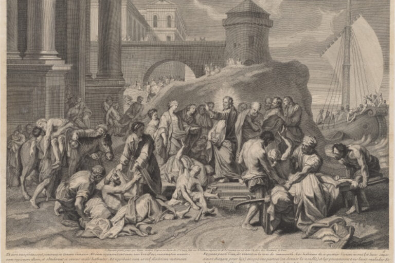 JÉSUS GUÉRISSANT LES MALADES À GÉNÉZARETH