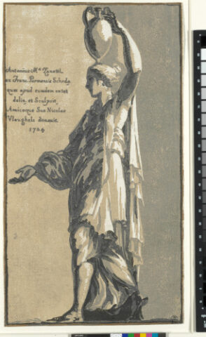 Young Woman Carrying a Vase on her Head