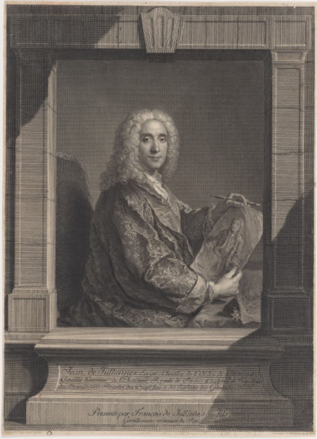 Jean de Jullienne Ecuyer, Chevalier de l’Ordre de St. Michel - Image 1