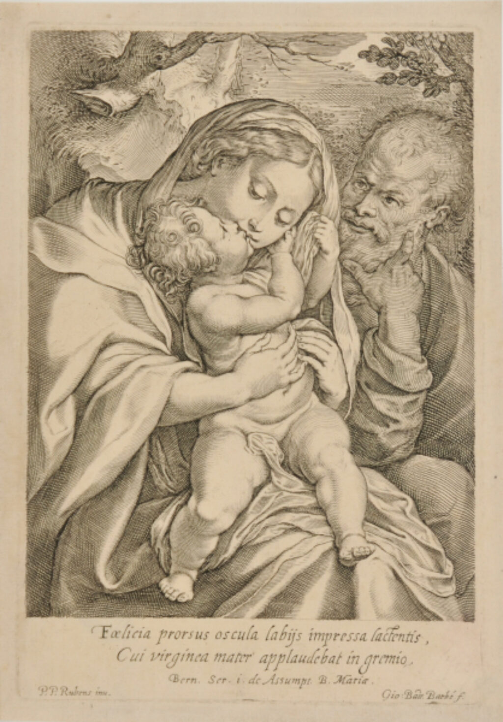 The Holy Family with the Virgin Kissing the Child