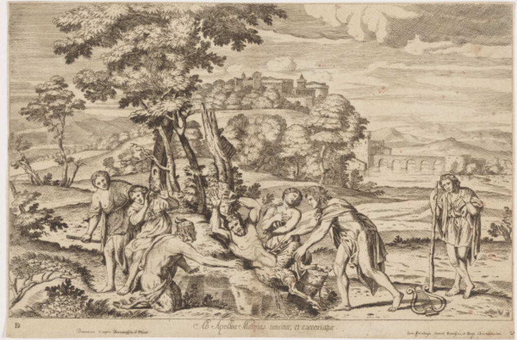 Apollo flaying Marsias - Image 1