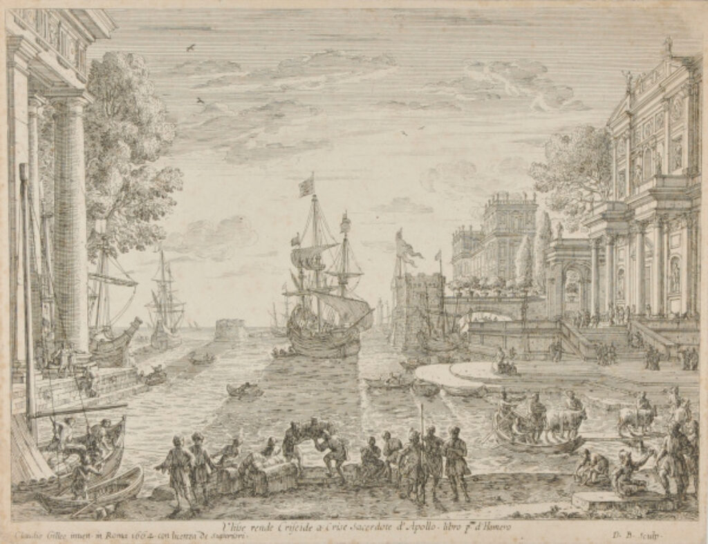 Ulisse rende Criseido a Crise Sacerodte d’Apollo. Libro pmo d’Homero - Image 2