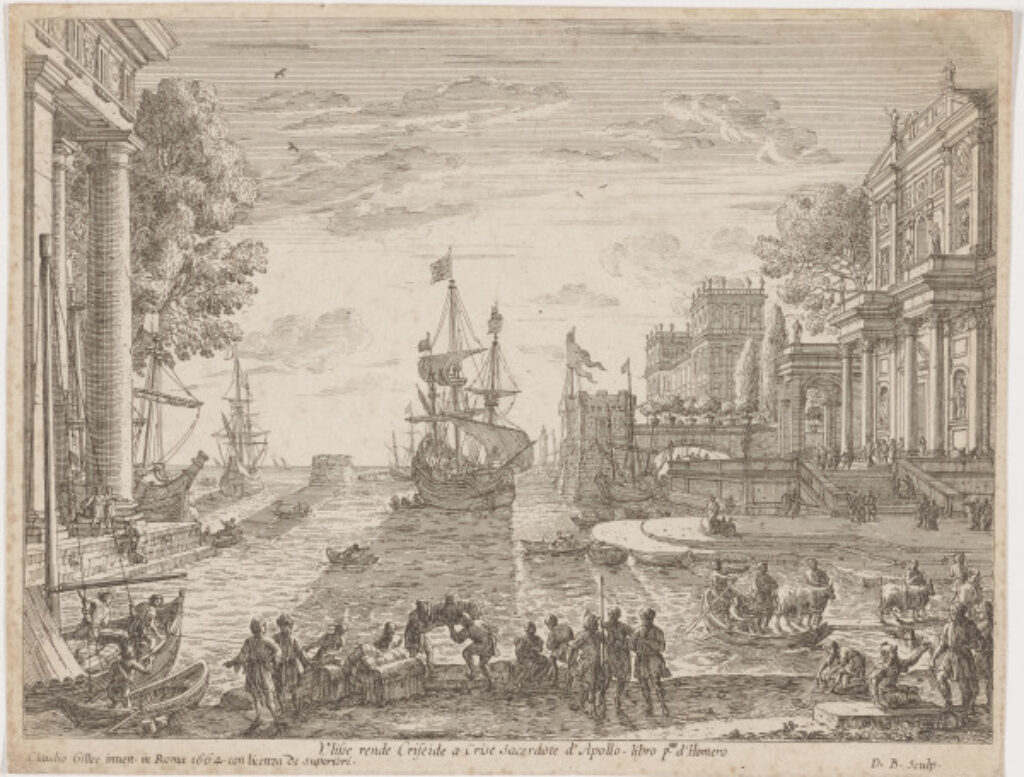 Ulisse rende Criseido a Crise Sacerodte d’Apollo. Libro pmo d’Homero - Image 1