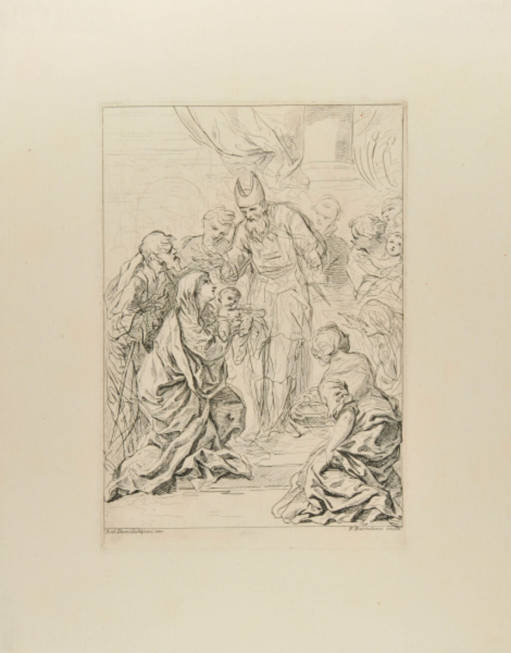 Prefentazione al Temprio del Bambino Gesù , nella Chiesaa delle Moniche a Sala in Pistoia (The Presentation in the Temple)