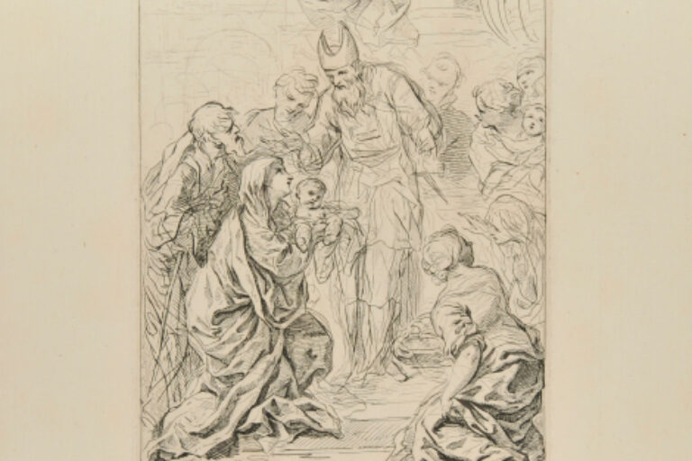 PREFENTAZIONE AL TEMPRIO DEL BAMBINO GESÙ , NELLA CHIESAA DELLE MONICHE A SALA IN PISTOIA (THE PRESENTATION IN THE TEMPLE)