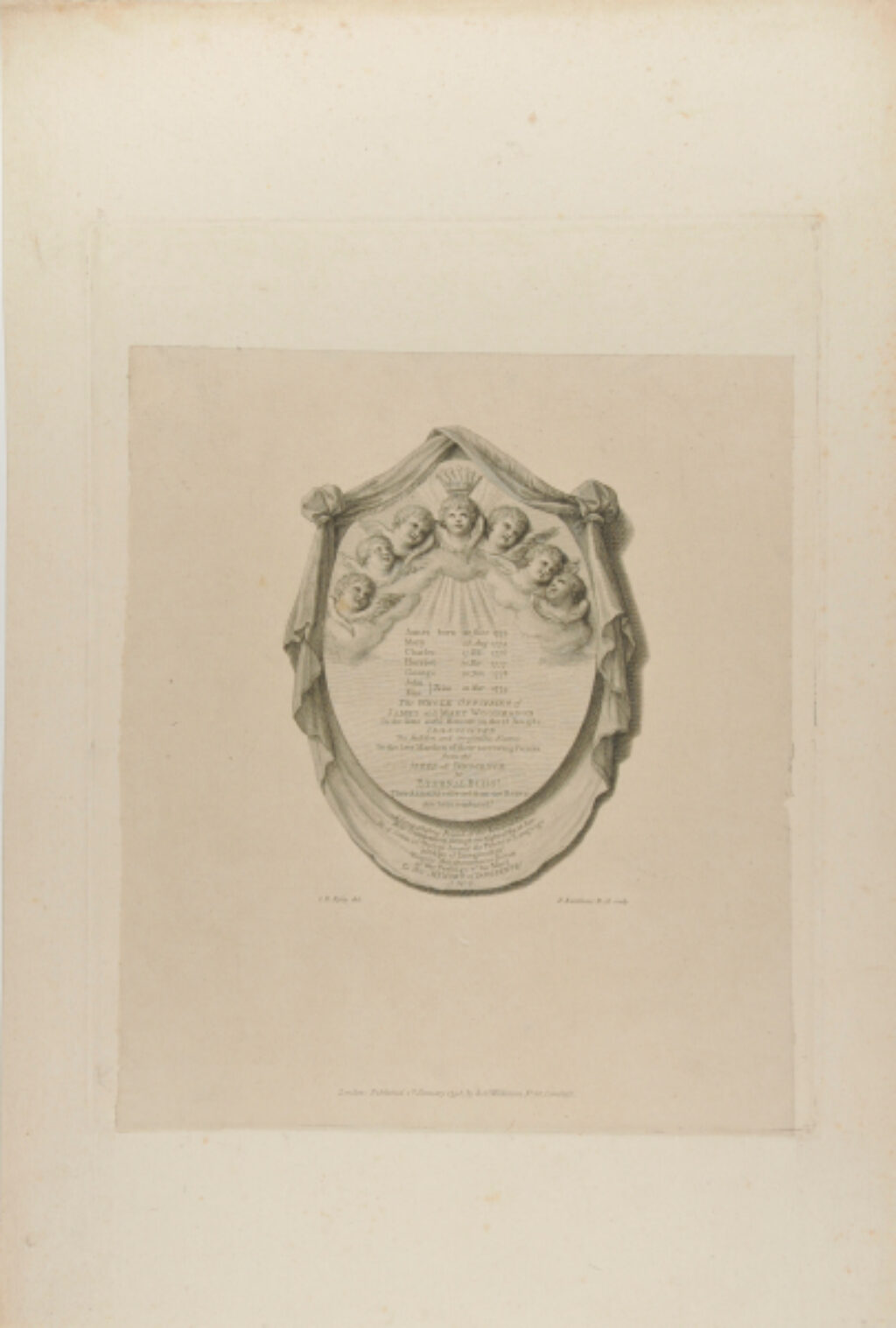 Memorial to the Seven Children of James and Mary Woodmason