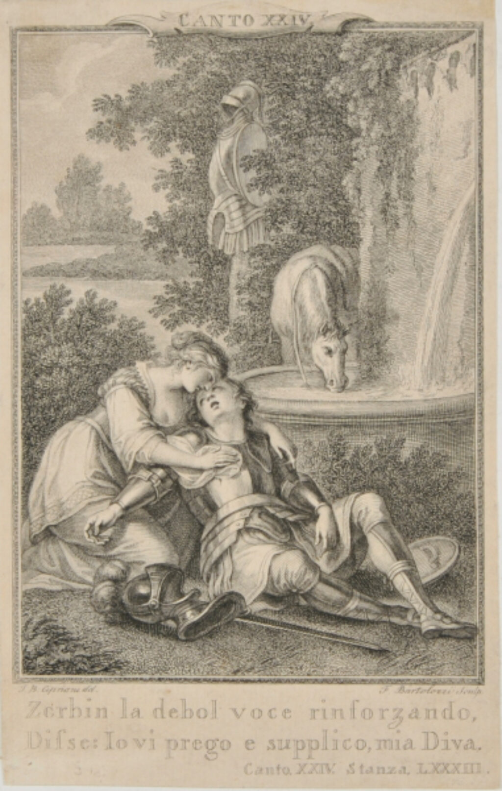 Illustration for “Orlando Furioso” by L. Ariosto