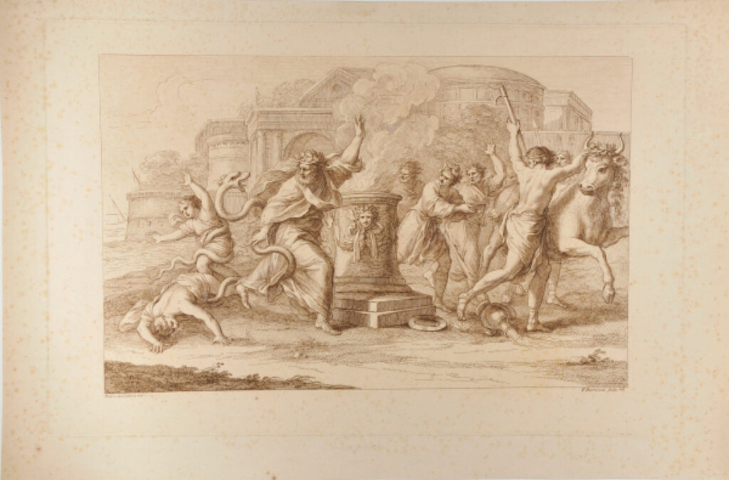 Laocoon and His Sons Surprised By the Serpents