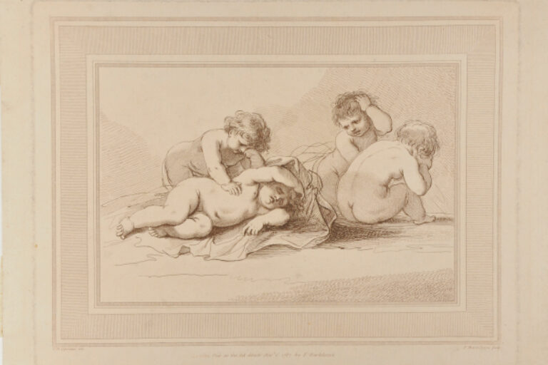 Group of Four Children, Three Mourning over a Fourth