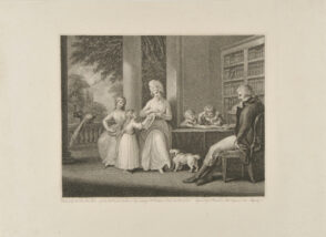 Family Group of Six on a Balcony