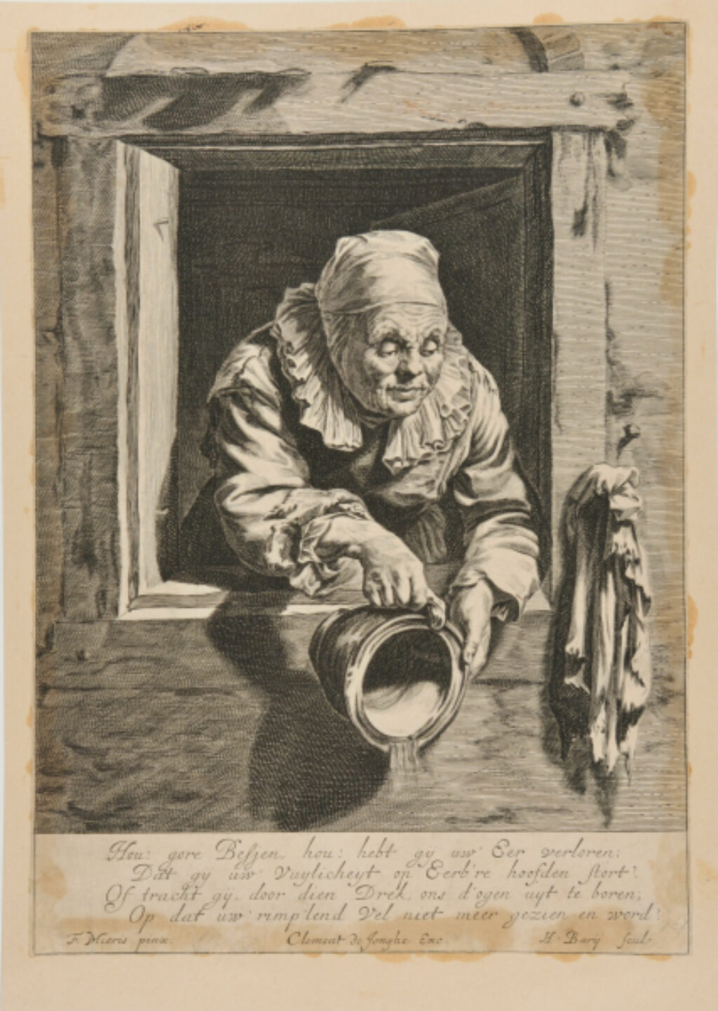 Old Woman with a Jug at a Window