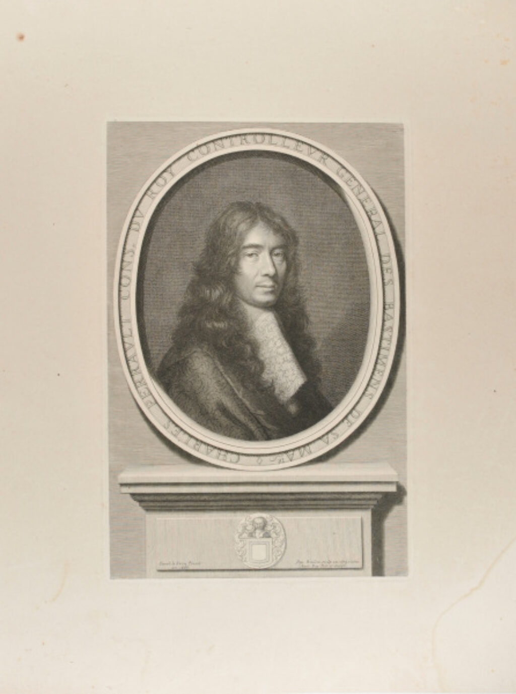 Charles Perravlt Cons. Dv Roy Controllevr General Des Bastimens De Sa Mate After Charles LeBrun, (1619-1690) - Image 2